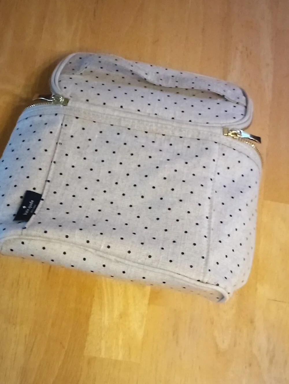 kate spade canvas cosmetic